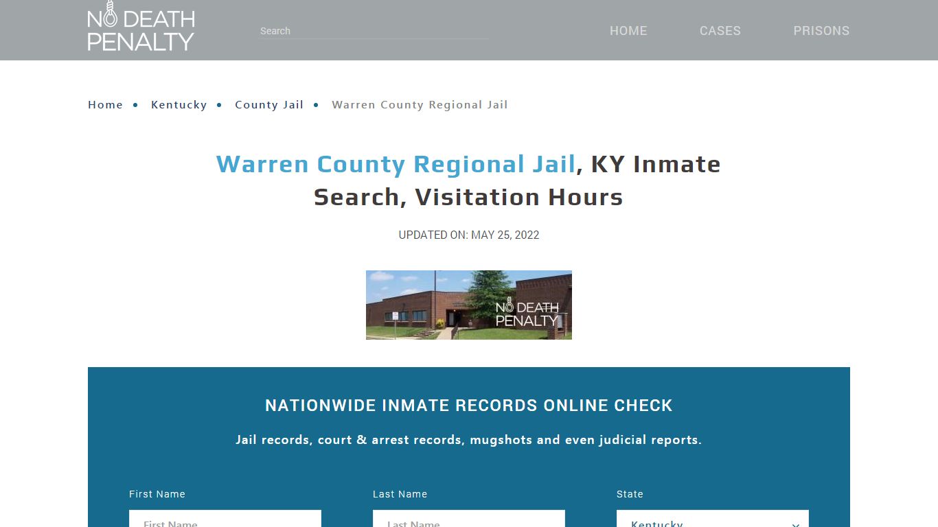 Warren County Regional Jail, KY Inmate Search, Visitation ...